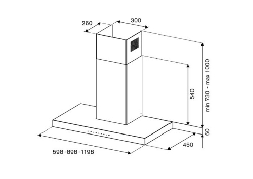 Вытяжка Bertazzoni Professional KT60P1AXT