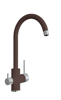 Кухонный смеситель Florentina Клио Мокко (для чистой воды)