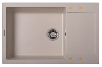 Кухонная мойка Zigmund & Shtain RECHTECK 780.490 ИНД.ВАНИЛЬ