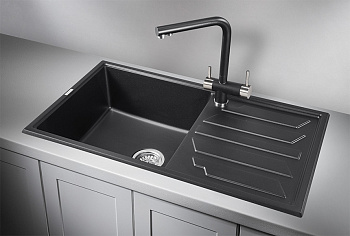 Кухонная мойка Granula Гранула GR-8601, шварц