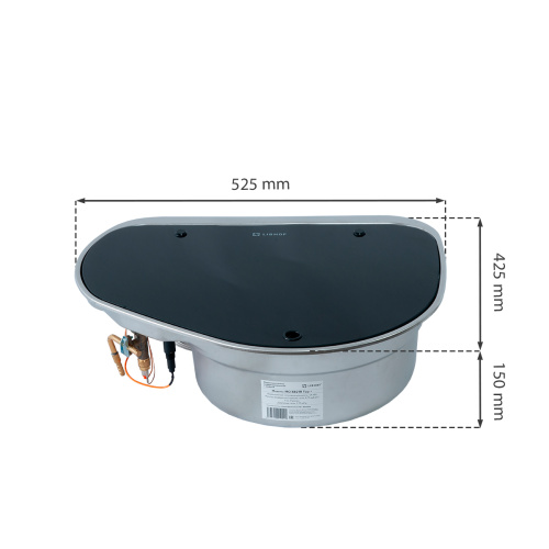 Варочная панель комбинированная с мойкой Libhof MO 8821R Tap +
