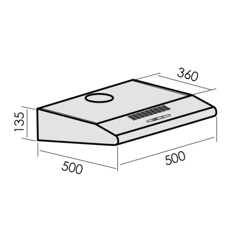 Вытяжка MBS RUMIA 150 IVORY
