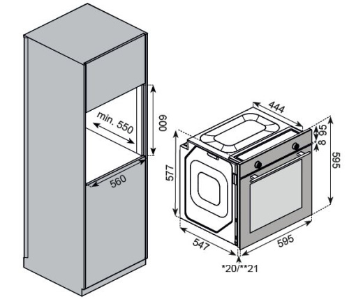 Духовой шкаф Kuppersberg SR 610 ANT Bronze