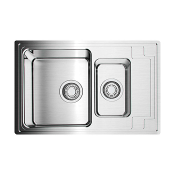 Мойка Omoikiri Mizu 78-2-IN нерж. сталь/нержавеющая сталь