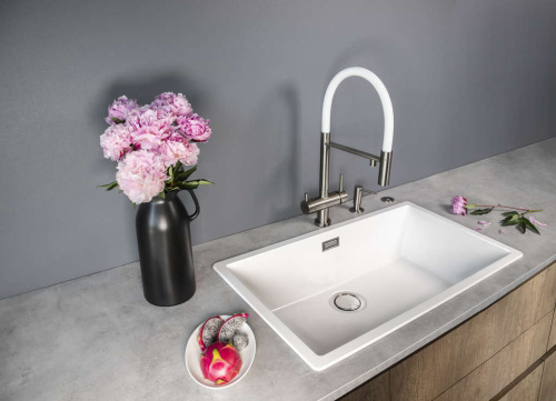 Смеситель Omoikiri Kanto-AZ латунь/azur blue