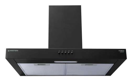 Т-образная пристенная вытяжка Meferi SLIMBOX60BK LIGHT