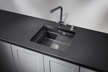 Кухонная мойка Granula Kitchen Space KS-5501, шварц
