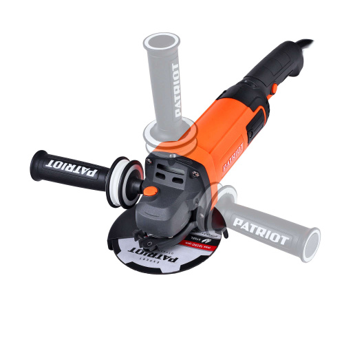 Машина углошлифовальная PATRIOT AG 128E, 1300Вт