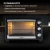 Мини-печь Hyundai MIO-HY073 серебристый/черный