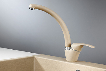 Смеситель для кухни Granula GR-2024, песок