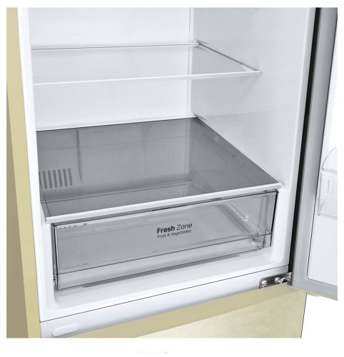 Холодильник LG DoorCooling+ GA-B459CEWL, бежевый