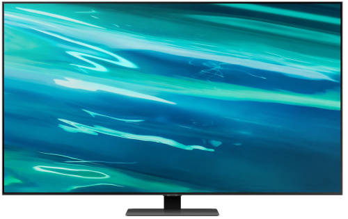 Телевизор QLED Samsung QE65Q80AAUXRU 65" (2021), черный