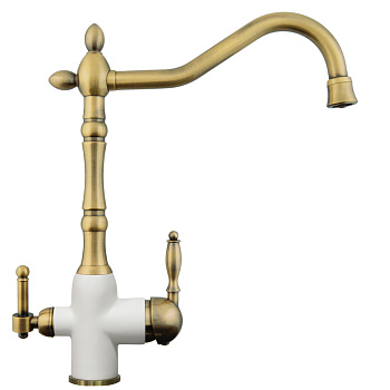 Смеситель Zigmund & Shtain 1900B ZS БЕЛ.ЖЕМЧУГ