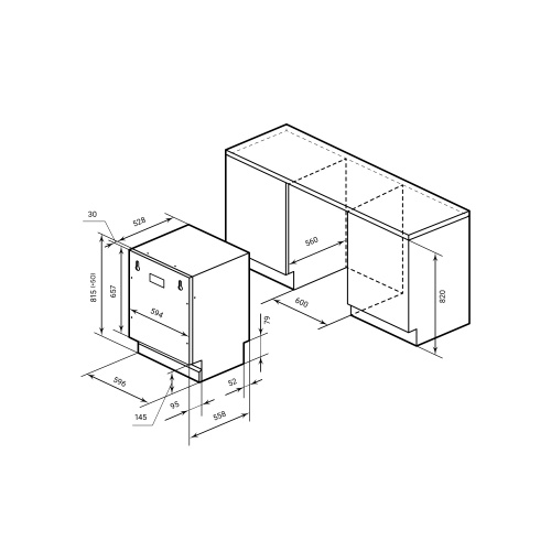 Посудомоечная машина Lex PM 6053N
