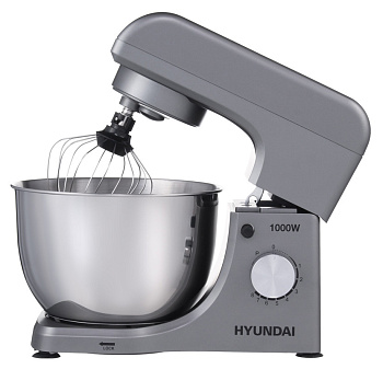  Миксер планетарный Hyundai HYM-S5451 1000Вт серый/черный