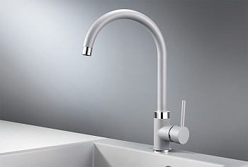 Смеситель для кухни Granula GR-2125, алюминиум