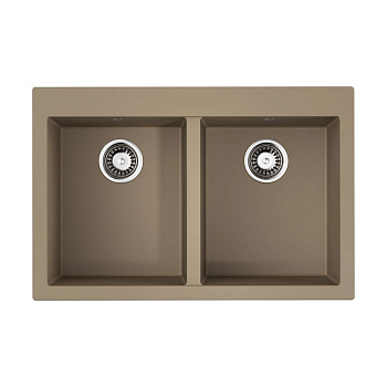 Мойка Omoikiri Bosen 80-2-CH Tetogranit/шампань