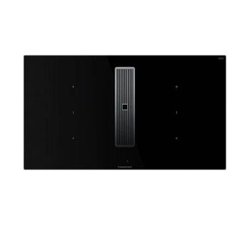 Индукционная варочная поверхность со встроенной вытяжкой Kuppersbusch KMI 9350.0 SR Black Chrome