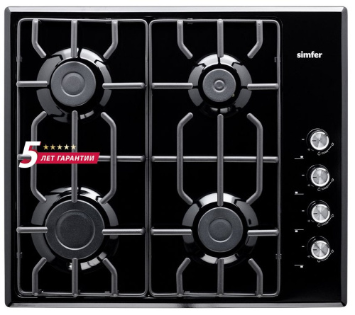 Газовая варочная панель Simfer H60Q40B572