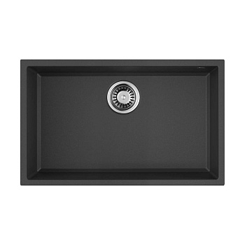 Мойка Omoikiri Tedori 66-U-BL Tetogranit/черный