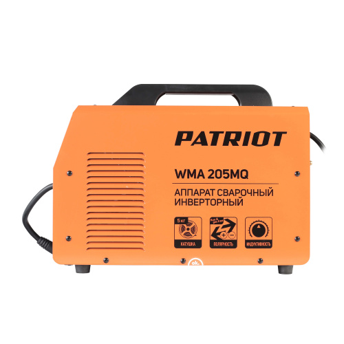Полуавтомат сварочный инверторный PATRIOT WMA 205MQ MIG/MAG/MMA