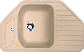 Кухонная мойка Zigmund & Shtain ECKIG 800 ТОПЛ.МОЛОКО