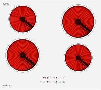 Стеклокерамическая панель Graude EK 60.0 W