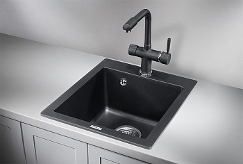 Кухонная мойка Granula Гранула GR-4201, шварц