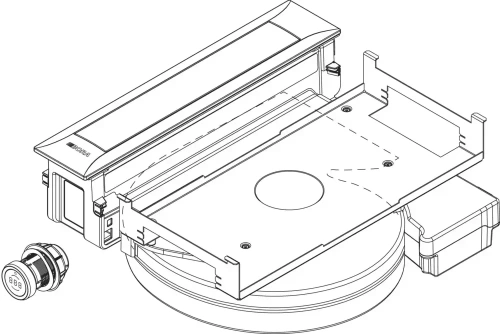 Встраиваемая в столешницу вытяжка BORA PKAS3