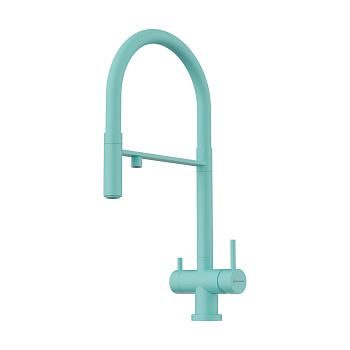 Смеситель Omoikiri Kanto-AZ латунь/azur blue