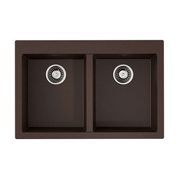 Мойка Omoikiri Bosen 80-2-DC Tetogranit/темный шоколад