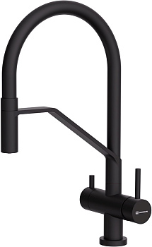 Смеситель для кухни Omoikiri Akeno GB-BL латунь/графит/черный