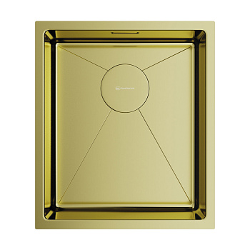 Мойка Omoikiri Taki 38-U/IF-LG нерж. сталь/светлое золото