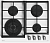 Газовая варочная панель Teka GZC 64321 XBN WHITE