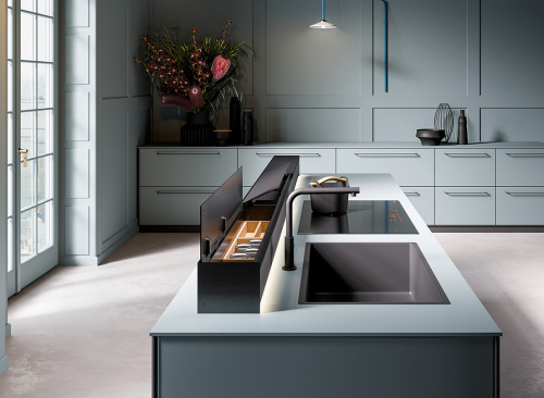 Вытяжка Falmec MONOLITH 90 VETRO NERO