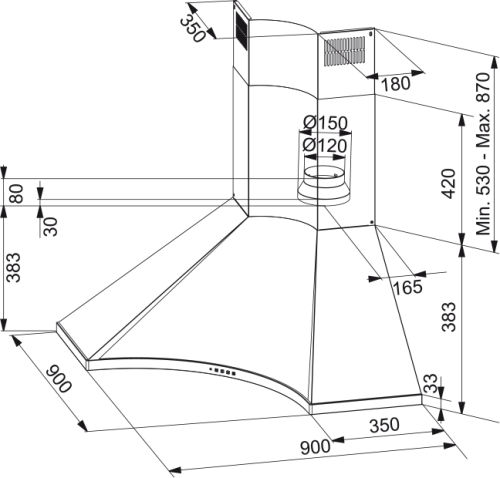 Вытяжка Franke FDPA 904 XS