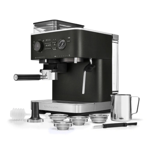 Полуавтоматическая эспрессо-машина KitchenAid 5KES6551EBK, чугун