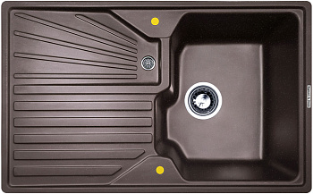 Кухонная мойка Zigmund & Shtain KASKADE 800 ШВЕЙЦ.ШОКОЛАД