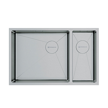 Мойка Omoikiri Taki 69-2-U/IF-L Side-IN нерж. сталь/нержавеющая сталь