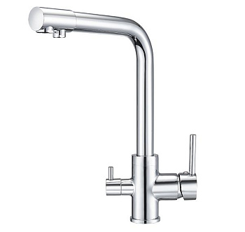 Комплект кухонный смеситель Granula GR-2015 Хром + Фильтр Granula