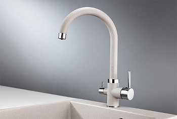 Смеситель для кухни Granula GR-2168, антик