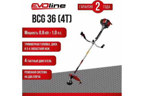 Бензиновая мотокоса EVOline BCG36(4T)