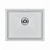 Мойка Paulmark LUMI 55UNI, IT-GRANIT, LU55-WH