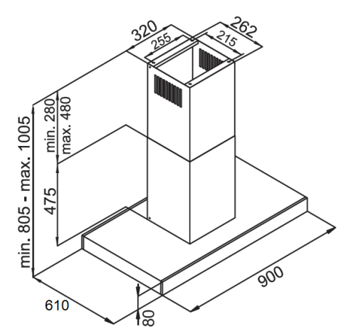 Вытяжка Kuppersberg DUDL8 X