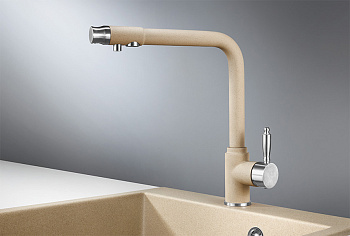 Смеситель для кухни Granula GR-2301, песок