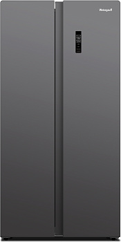 Холодильник Weissgauff WSBS 600 NoFrost Inverter Dark Grey