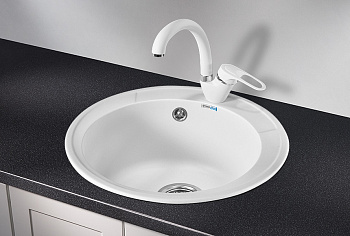 Кухонная мойка Granula Стандарт кварц ST-4802, белый