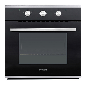 Духовой шкаф электрический Hyundai HEO 6633 IX серебристый/черный