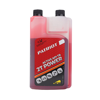 Масло минерал. PATRIOT POWER ACTIVE 2T дозаторная 0,946л.
