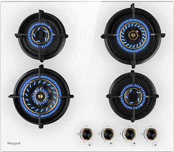 Газовая панель Weissgauff HGG 640 WG Premium Brass